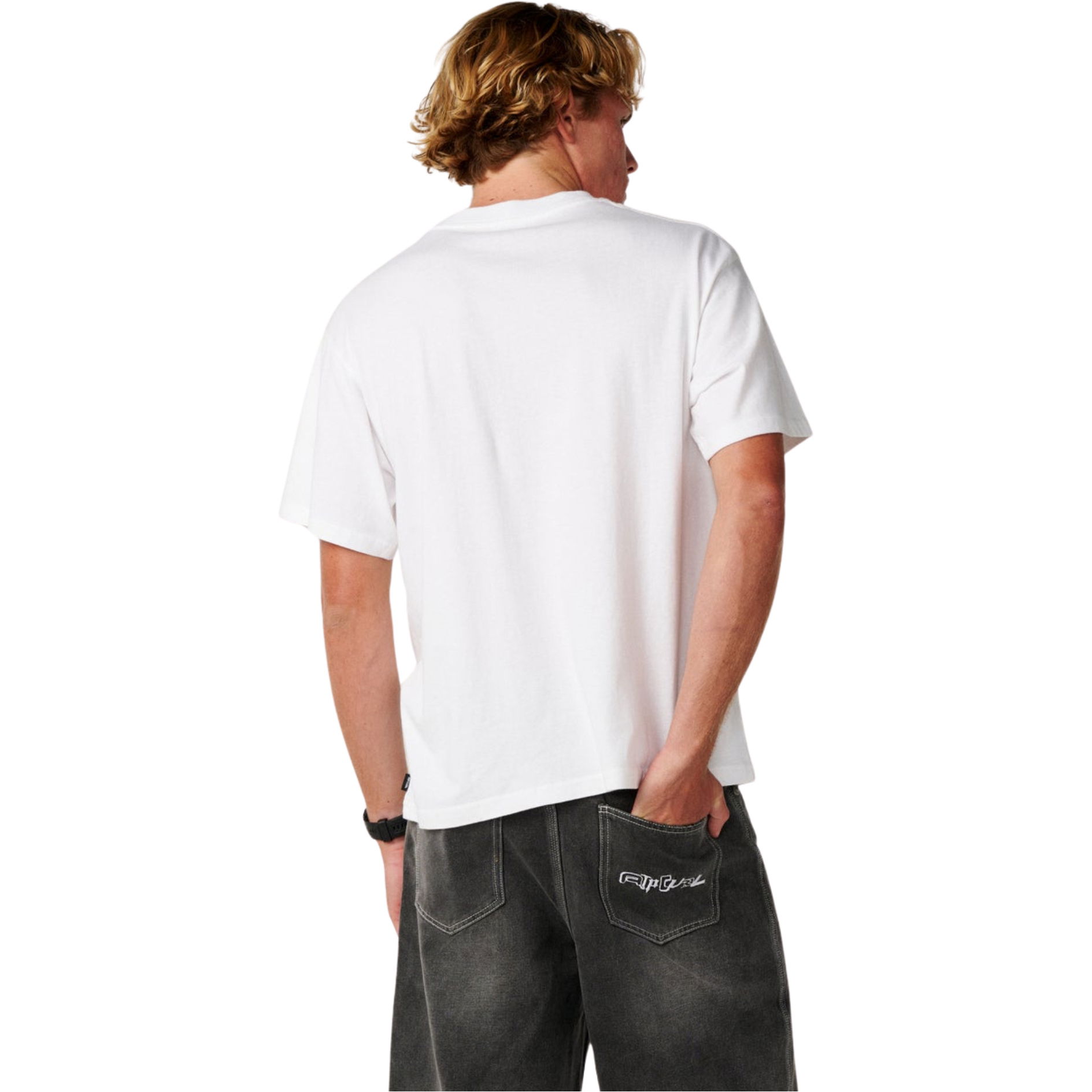 2026 Rip Curl Archive 69 Embroidered T-shirt 14DMTE - White